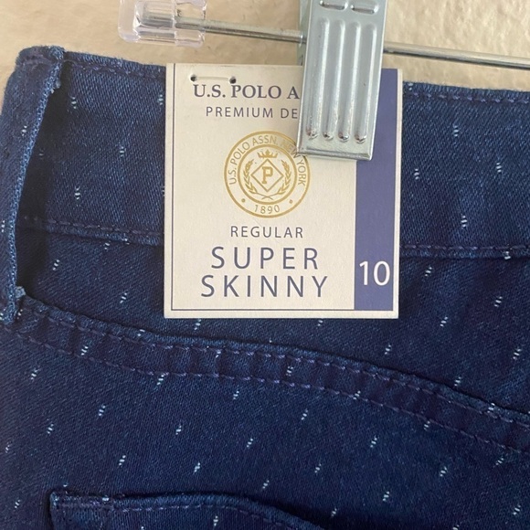 U.S. POLO Super Skinny jeans Size 10 regular NEW - Picture 8 of 9